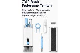 Resim Deyhome Çok Fonksiyonlu Elektronik Temizlik Kiti Klavye • Tablet • Bilgisayar • Kulaklık • Tv • Telefon Uyumlu 7 Aparatlı Detay Temizlik Seti 