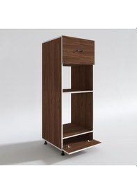 Resim Kenzlife Fırın Dolabı Halide Cvz 162x60x56 Mutfak Kapaklı Ayaklı 
