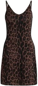 Resim adidas Seasonal Essentials Leopard Print Mini-Dress with 3-Stripes 