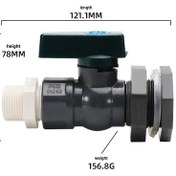 Resim Geeroyoo 3/4 İnç Pvc Yağmur Suyu Tankı Dağıtıcı Seti - Çift Çıkışlı, Kolay Kurulum, Entegre Bağlantı Parçaları Ve Ptfe Bandı Beyaz 