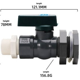 Resim Geeroyoo 3/4 İnç Pvc Yağmur Suyu Tankı Dağıtıcı Seti - Çift Çıkışlı, Kolay Kurulum, Entegre Bağlantı Parçaları Ve Ptfe Bandı Beyaz 