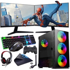 Resim I5 10400F 16GB 240GB SSD 1TB HDD 6GB GTX1660S Çift 24" Monitörlü (Gaming SET) Rogame