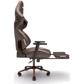 Resim Warrior Kratos Oyuncu Koltuğu - Antrasit / Turuncu - Ayak Uzatmalı Profesyonel Bilgisayar Sandalyesi- 1574b0123 