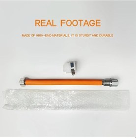 Resim Gaojunshop01 1 Adet 360 Derece Döner Ağır Hizmet Musluk Uzatma Hortumu Avrupa Abd Bağlantı 