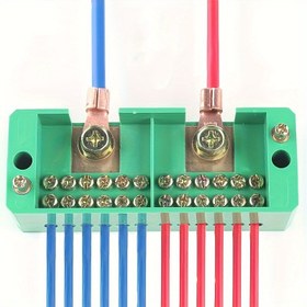 Resim 1 Adet Tek Aşağılık 5.08cm 6/8/12-CIKIŞlı Tel Terminalli Kutu, Ev Tipi Dağıtım Kutusu Terminal Sırası, Bağlantı Kutusu FJ6 