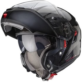 Resim Caberg Levo X Carbon Güneş Vizörlü Çene Açılır Motorcu Kaskı S 