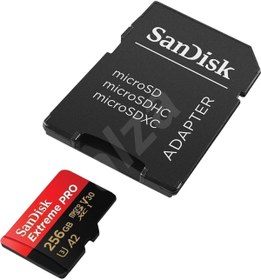 Resim Sandisk Extreme Pro 256gb 200/140mb/s Microsdxc Uhs-ı Adaptörlü Hafıza Kartı Sdsqxcd-256g-gn6ma 