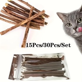 Resim 15 adet/30 adet Set. Kedi Çiğneme Oyuncakları - Diş Sağlığı ve Rahatlatma Oyuncakları, Taze Koku, Toksik Olmayan Güvenli, Pilsiz, İç Mekan Oyunları ve Çoklu Kedi Evleri için Mükemmel | Kedi Eğlencesi | Kedi Oyuncakları, Kedi Oyun Zamanı Temel Gereksinimleri, Şık Evcil Hayvan Aksesuarları, Pilsiz Malzemeler, Ev Yapımı Görünüm, Toksik Olmayan Malzeme, Kedi Oyun Eğlencesi, Çoklu Evcil Hayvan Evleri 