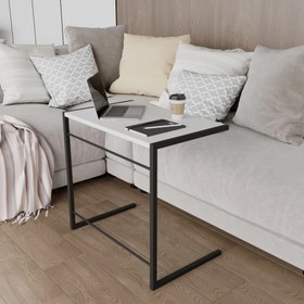 Resim Sezeray Serra Metalli Laptop Sehpası Beyaz 