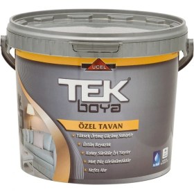 Resim Tek Boya Tek 17,5 kg Tavan Plastik Boya Beyaz 