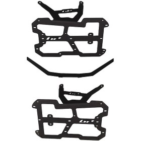 Resim GP Kompozit SYM NH T 200 2024 Uyumlu Yan Çanta Demiri Siyah 