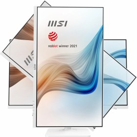 Resim MSI 27" MODERN MD271PW FLAT 1920X1080 (FHD) IPS 75HZ TYPE C BEYAZ ANTI-GLARE MONITOR 