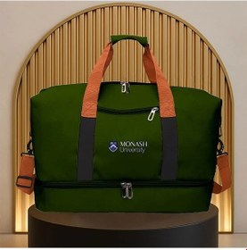 Resim Wangxi Monash University Gym Bag Army Green Dayanıklı Spor Çantası Çok Bölmeli Haki Yeşili 