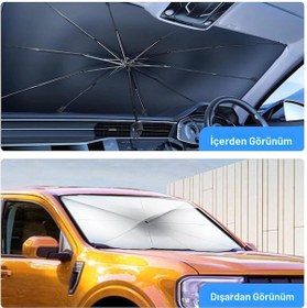 Resim Hyundai İ30, Ford Fiesta, Seat Ibiza, Renault Clio, Dacia Duster Uyumlu Oto Şemsiye 