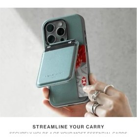 Resim Native Union Cüzdan Standı | Manyetik - Magsafe Kart Tutucu Standlı 16, 15, 14, 13, 12 Için - Ekstra Güvenli ve Ultra Ince - 4 Kart Saklar - Dayanıklı ve Geri Dönüştürülmüş Malzemeler, 