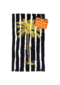 Resim Plaj Havlusu Brush Palm Gold 80x150 cm 