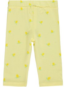 Resim Civil Girls Limon Desenli 6-9 Yaş Tayt - Sarı - Sarı / 9-10 Yaş 