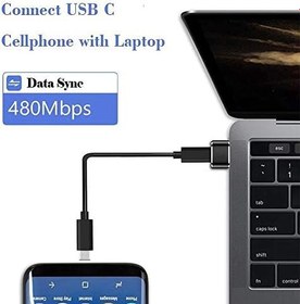 Resim Alfais 4429 USB 3.0 to Type C 3.1 Şarj Data Çevirici Dönüştürücü Adaptör 