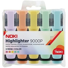 Resim 2 Adet Noki 5'li Pastel Fosforlu Kalem Diğer 