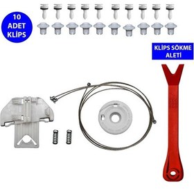 Resim Jaguar S Type 2000-2008 Sol Arka Cam Kriko Tamir Seti 103091xxx 