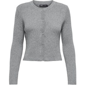 Resim Only Onlkatıa Ls Button Gri Kadın Hırka 15311840 Gri 