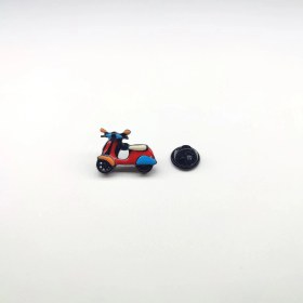Resim Tedz Collection Mordino Turuncu Scooter Pin 