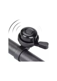 Resim Ultra Light Siyah Metal Bisiklet Zili Çın Çın Bisiklet Zili Sağla 