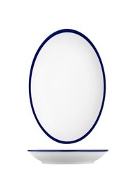 Resim Kütahya 24 Parça Lacivert Fileli Yemek Seti Çok Renkli 