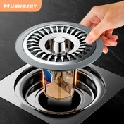Resim 1 adet Musurjoy Paslanmaz Çelik Banyo Zemin Drenajı ile Filtre, Tabanca Gri, Koku Geçirmez, Manyetik Düz Drenaj, Tıkanma Yok, Saç Tutucu Duş Drenajı için, Banyo Drenaj Çözümü|Modern Banyo Aksesuarı|Dayanıklı Drenaj Sistemi, Banyo Drenajı, Zemin Drenajı Tuzak, Drenaj Tuzak, Banyo Lavabo Drenaj Tuzak, Kore Tarzı Drenaj Tuzak, Banyo Drenaj Saç Tutucu, Duş Drenaj Kapak, Banyo Süzgeç, Banyo Aksesuarları, Drenaj Kapak, Banyo Drenaj Borusu, Banyo Lavabo Tıkağı, Lavabo 