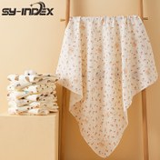Resim SY-INDEX Yeni Doğanlar İçin Yumuşak ve Nefes Alabilen Pamuklu Örtü - Makine Yıkanabilir, Tüm Mevsimler İçin Kullanılabilir, 80cm/80cm, Unisex, Sonbahar ve Kış Sıcaklığı, Sonbahar Bebek Örtüsü | Eğlenceli Baskı Tasarımı | Dayanıklı Pamuk Kumaş, Bebek Giysileri 