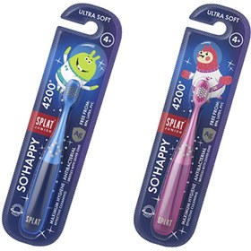 Resim Splat Ultra Junior Çocuk Diş Fırçası - Ekstra Yumuşak (Asortili) - Gratis 