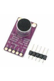 Resim Genel Markalar Max9814 Amplikatörlü Analog Mikrofon Modülü Stabil Otomatik 60db Kazanç Kontrol 