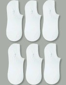 Resim çorapmanya Erkek Beyaz Pamuklu Görünmez (sneaker) Spor Ayakkabı Çorabı 