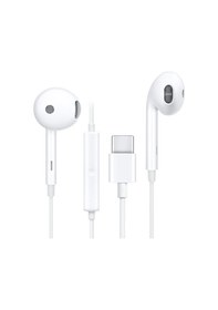 Resim Oppo Reno4 Pro Kulak Içi Kablolu Kulaklık Type-c Mh135-3 White ( Oppo Türkiye Garantili) 