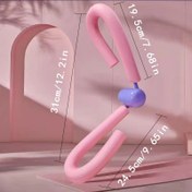 Resim 1 Adet Doğum Sonrası İyileşme Pelvik Taban Kası Eğitici - Pil Gerektirmeyen, Taşınabilir Pembe Bacak/Kalça/Bilek Fitness Aleti, Ev ve Dış Mekan Kullanımına Uygun 