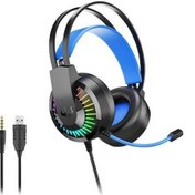 Resim Willowhaven Ovleng Gt68 Kablolu Kulaklık - Oyun Mikrofonlu Işıklı, Ses Kontrol, 3.5mm+usb, 40mm Korna, Mavi Diğer Diğer 