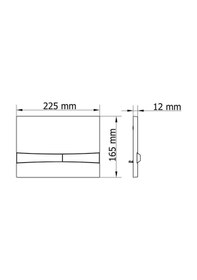 Resim Visam Mia Mat Krom Kumanda Paneli 229.001 Mat Krom 