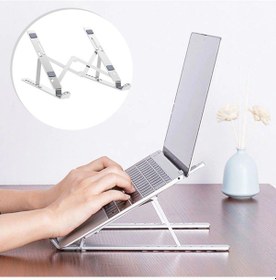 Resim Ayarlanabilir Dizüstü Destek Tabanı Tamamen Katlanabilir Taşınabilir Laptop Yükseltici 5365 Çok Renkli 