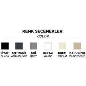 Resim Real Stone P012 - 1 Gözlü Damlalıklı Granit Eviye 100 x 50 CM Antrasit 