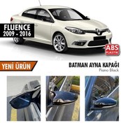 Resim Renault Fluence (2009-2016) Batman Yarasa Ayna Kapağı (Piano Black) 