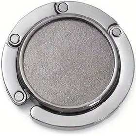 Resim Fochsia Şık Metal Katlanır Çanta Askısı - Taşınabilir Portmanto, Dayanıklı Seyahat Aksesuarı Açık Gri Diğer 