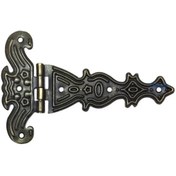 Resim Skygo Dekoratif, Sac Tek Kuyruklu Menteşe - 69x102 mm, Büyük, Antik, 1 Adet 