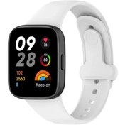Resim AyrStore Omr Redmi Watch 3 Origin Silikon Kordon - Beyaz 