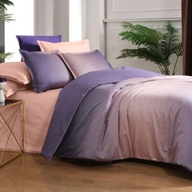 Resim Sarev Solido Tencel Çift Kişilik Somon Nevresim Takımı 200x220cm 