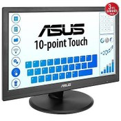 Resim ASUS VT169HE 15,6 inc IPS 5MS 60MHZ 1XVGA 1XHDMI FHD 1920X1080 DOKUNMATİK EKRAN FLICKER FREE ÇERÇEVESİZ VESA SİYAH 