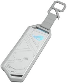 Resim Asus Rog Strix Arion Beyaz M.2 Nvme SSD Kutusu—usb3.2 Gen2 Tip-C (10 Gbps), Çift Usb-C'den C'ye ve Usb-C'den A'ya Kablo 