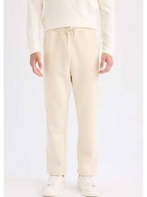 Resim DeFacto Regular Fit Eşofman Altı Beli Lastikli Basic Düz Cepli Düz Paça D9707AX24AUER117 