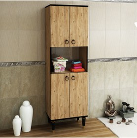 Resim Kalender Dekor Hong Banyo Dolabı Hg04 