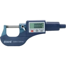 Resim Leaf Shop Dijital Dış Mikrometre 0-25 mm /0-1", Metrik ve Inç, 0,0005" (0,001 Mm) Çözünürlük, -0,00 Inç Doğruluk 
