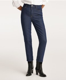 Resim Yargıcı Mom Fit Denim Pantolon Koyu İndigo 